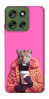 Чохол на Motorola Moto G56 5G Леопард з кавою фото 1 з 1