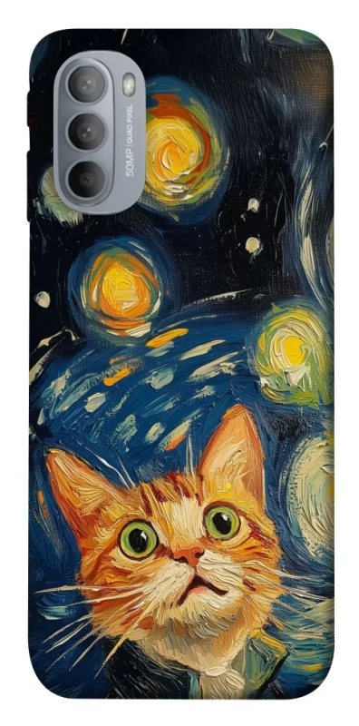 Чохол на Motorola Moto G31 paint cat фото 1 з 1