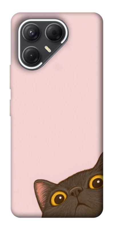 Чехол на TECNO Pova 7 Peeping cat фото 1 Чехол на TECNO Pova 7 Peeping cat фото 1 из 1