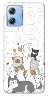 Чохол на Motorola Moto G84 Funny Pets фото 1 з 1