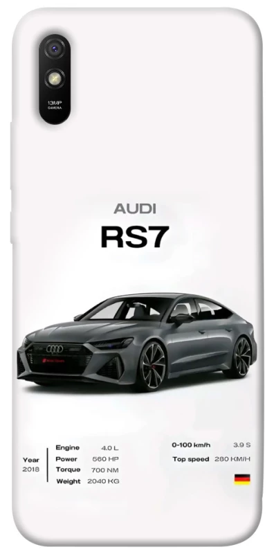 Чехол на Xiaomi Redmi 9A Audi RS7 фото 1 из 1
