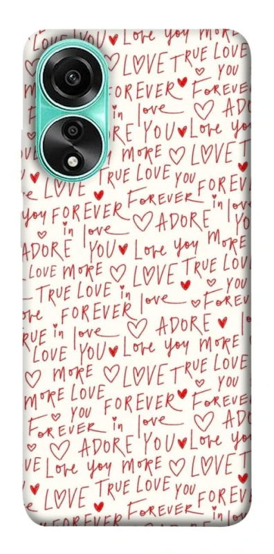 Чохол на Oppo A78 4G Love aesthetic ver.4 фото 1 з 1