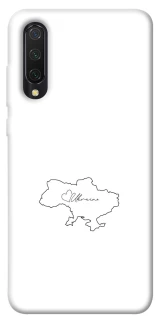 Чехол на Xiaomi Mi CC9 / Mi 9 Lite Ukraine map фото 1 из 1