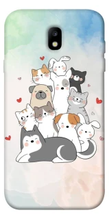Чохол на Samsung J730 Galaxy J7 (2017) Funny Pets ver.2 фото 1 з 1