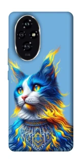 Чохол на Honor 200 Кіт патріот фото 1 з 1