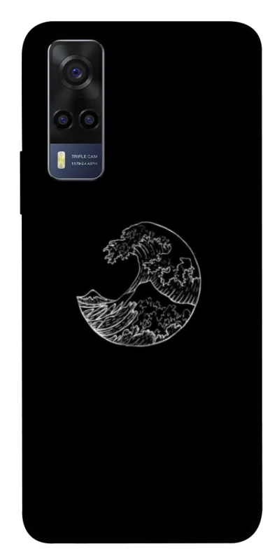 Чохол на Vivo Y53s Black tsunami фото 1 Чохол на Vivo Y53s Black tsunami фото 1 з 1