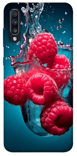 Чехол на Samsung Galaxy A70 (A705F) Малинка в воде фото 1 из 1