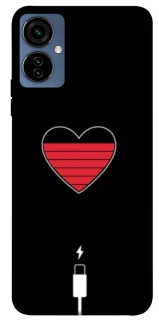 Чехол на TECNO Camon 19 Neo Charge your heart фото 1 из 1