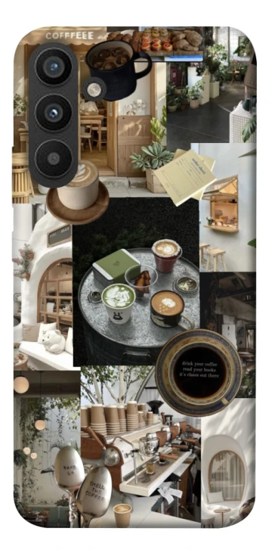 Чохол на Samsung Galaxy A34 5G Coffee collage ver.4 фото 1 з 1