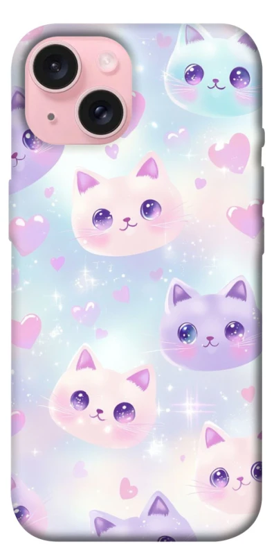 Чехол на Apple iPhone 15 (6.1") Funny Kittens ver.4 фото 1 из 1