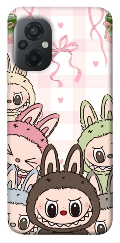 Чехол на Xiaomi Poco M5 All Labubu 2 фото 1 из 1