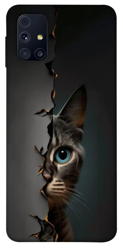 Чохол на Samsung Galaxy M31s Кіт-підглядач v2 фото 1 з 1