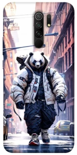 Чохол на Xiaomi Redmi 9 Панда кур'єр фото 1 з 1