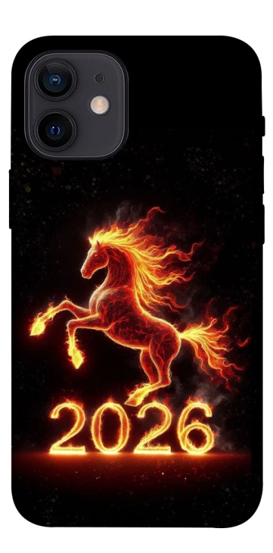Чохол на Apple iPhone 12 mini (5.4") Red Fire Horse ver.1 фото 1 з 1