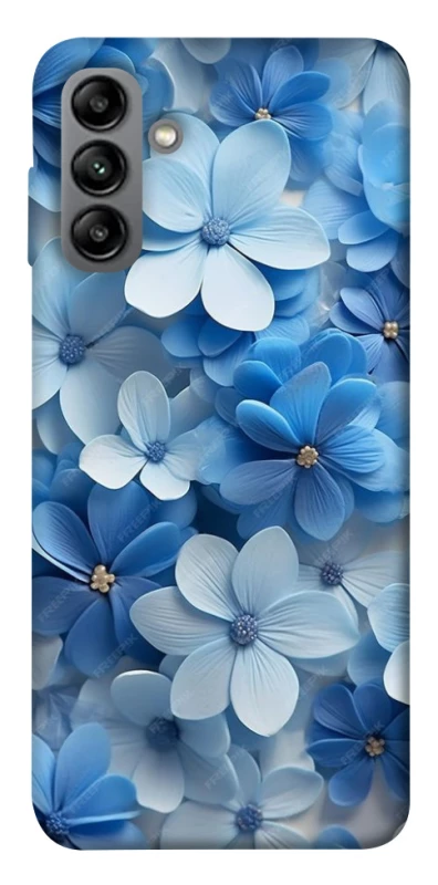 Чохол на Samsung Galaxy A04s Сині квіти фото 1 з 1