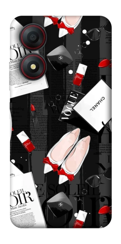 Чехол на ZTE Blade A34 4G Fashion collage ver.4 фото 1 из 1