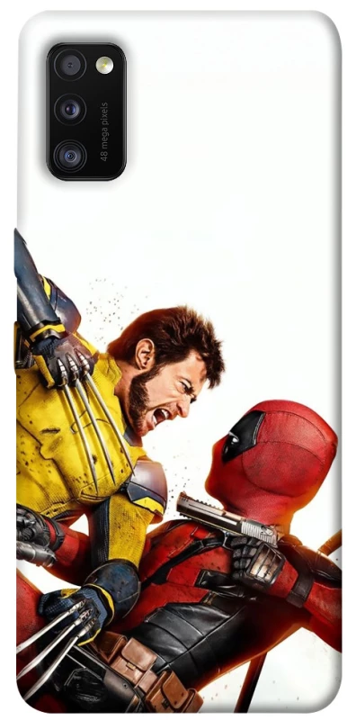 Чехол на Samsung Galaxy A41 Deadpool and Wolverine фото 1 из 1
