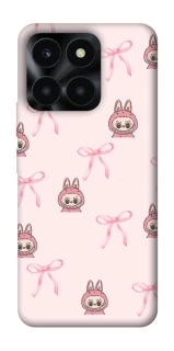 Чехол на Huawei Honor X6a Pink bows and Labubus фото 1 из 1