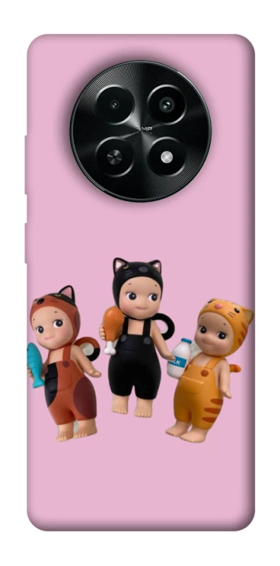 Чохол на Realme Narzo 70x Cat Cafe Trio фото 1 з 1