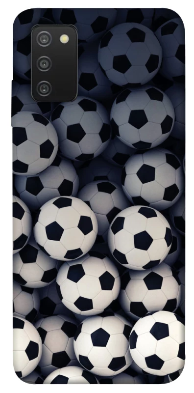 Чохол на Samsung Galaxy A03s Футбольні м'ячи фото 1 з 1