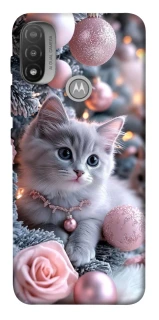 Чохол на Motorola Moto E20 Christmas Kitty фото 1 з 1