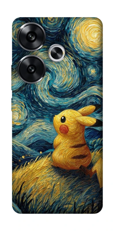 Чохол на Xiaomi Poco F6 Pikachu and Van Gogh фото 1 з 1