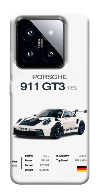 Чохол на Xiaomi 14 Pro Porsche 911 GT3 фото 1 з 1