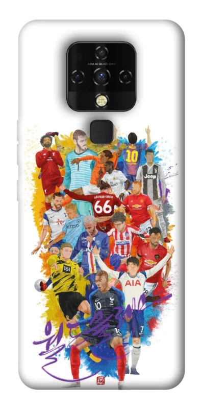 Чохол на TECNO Camon 16 SE Football Abstract v2 фото 1 з 1