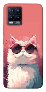 Чехол на Realme 8 Сat with glasses фото 1 из 1
