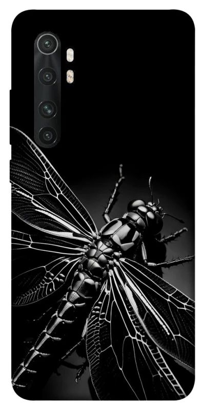 Чехол на Xiaomi Mi Note 10 Lite Black dragonfly фото 1 из 1