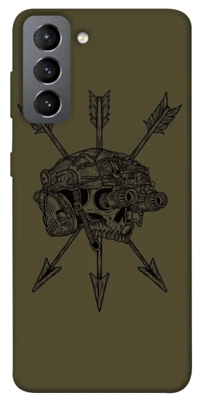 Чехол на Samsung Galaxy S21 FE Mil skull фото 1 из 1