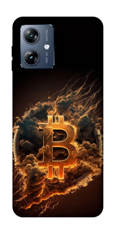 Чохол на Motorola Moto G54 Power Smoky Bitcoin фото 1 з 1