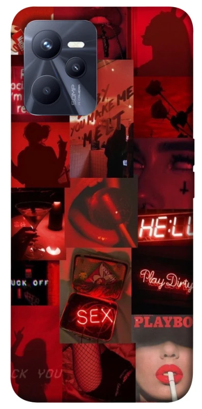 Чехол на Realme C35 Love collage ver.3 фото 1 из 1