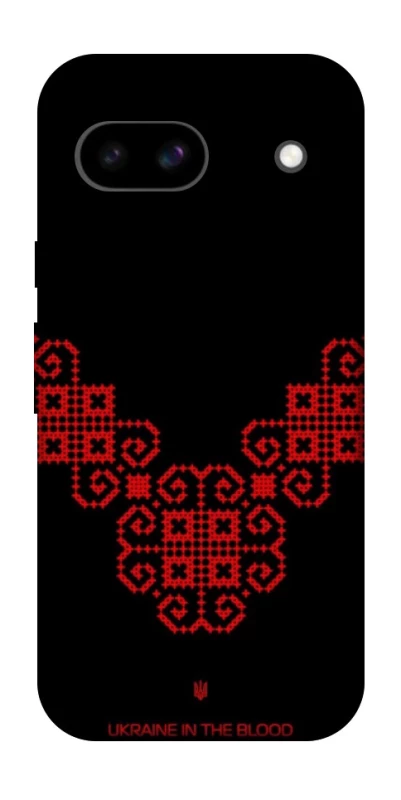 Чохол на Google Pixel 8a Чорно-червона вишиванка фото 1 з 1