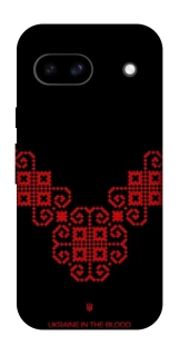 Чехол на Google Pixel 8a Черно-красная вышиванка фото 1 из 1