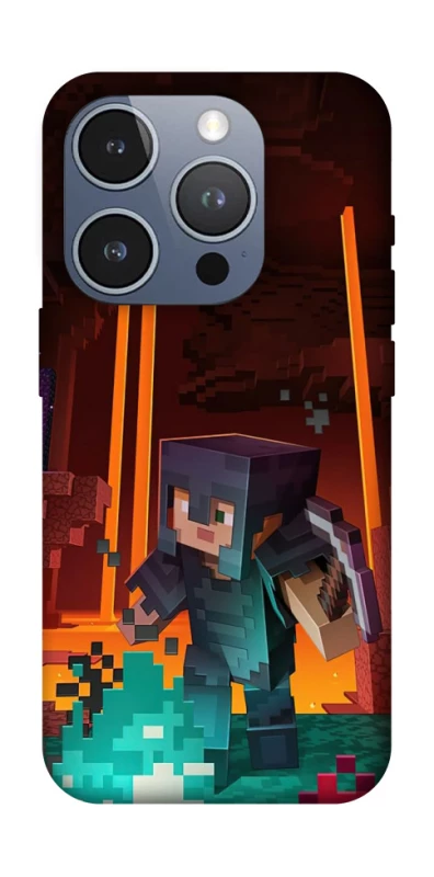 Чехол на Apple iPhone 16 Pro Minecraft game adventure фото 1 из 1