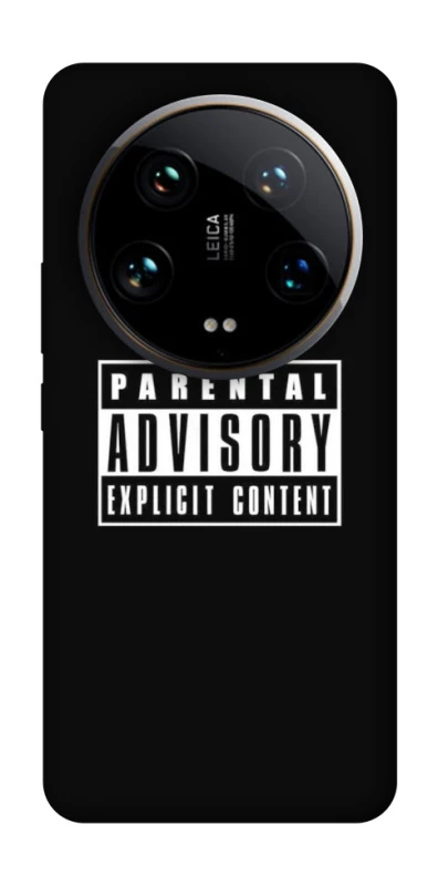Чохол на Xiaomi 14 Ultra Parental Advisory Label фото 1 з 1