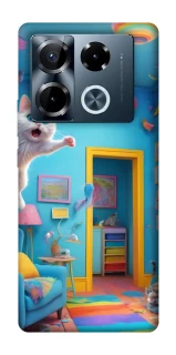 Чохол на Infinix Note 40 Pro 4G crazy cat фото 1 з 1