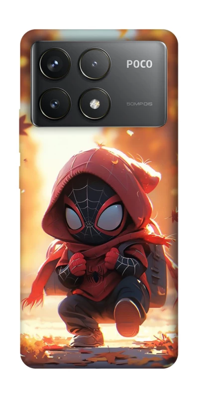 Чехол на Xiaomi Poco F6 Pro Mini  Spiderman фото 1 из 1