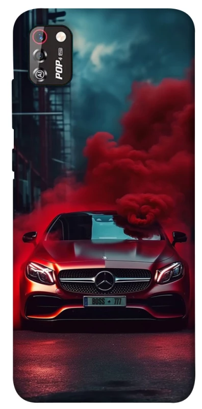 Чехол на TECNO POP 4 Pro Mercedes in smoke фото 1 из 1