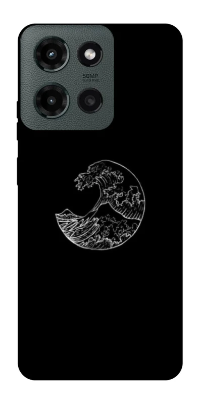 Чохол на Motorola Moto G Power (2025) Black tsunami фото 1 з 1