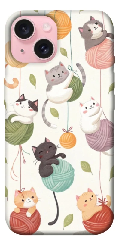 Чехол на Apple iPhone 15 (6.1") Funny Kittens фото 1 из 1