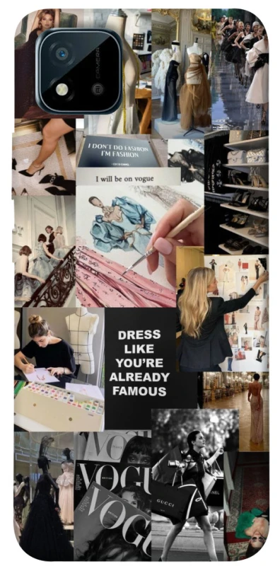 Чохол на Realme C20 Fashion collage ver.11 фото 1 з 1