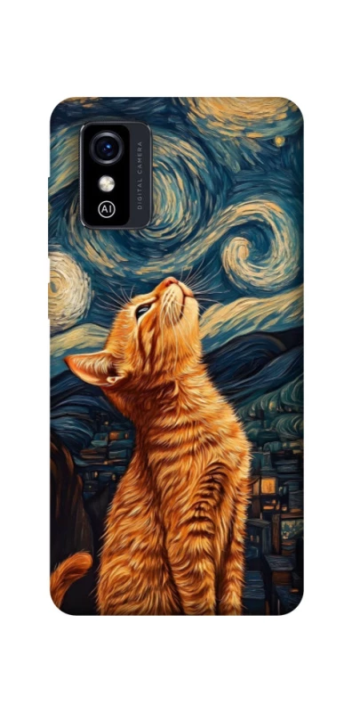Чохол на ZTE Blade L9 van gogh cat фото 1 з 1