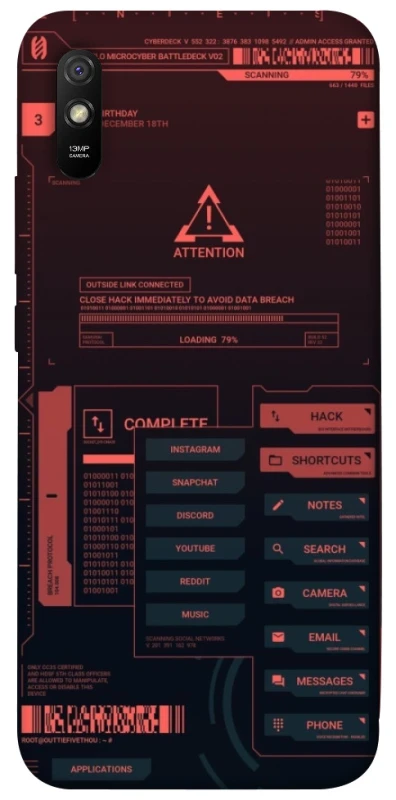 Чохол на Xiaomi Redmi 9A Attention фото 1 з 1