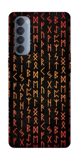 Чехол на Oppo Reno 4 Pro Руны фото 1 из 1