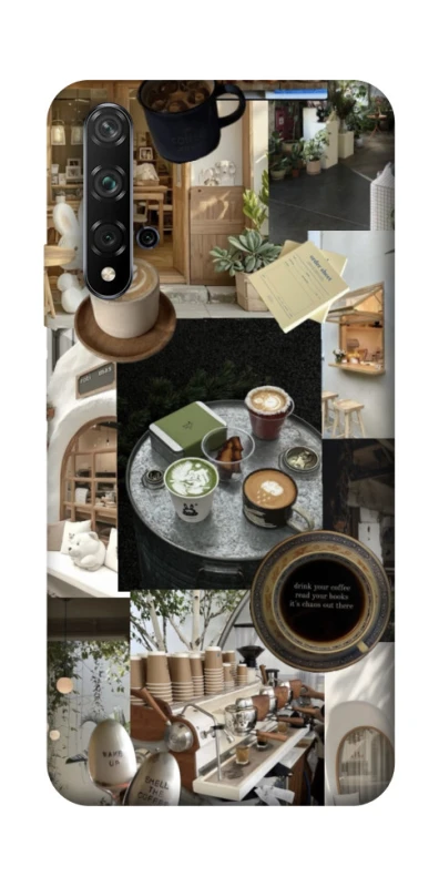 Чохол на Huawei Honor 20 / Nova 5T Coffee collage ver.4 фото 1 з 1