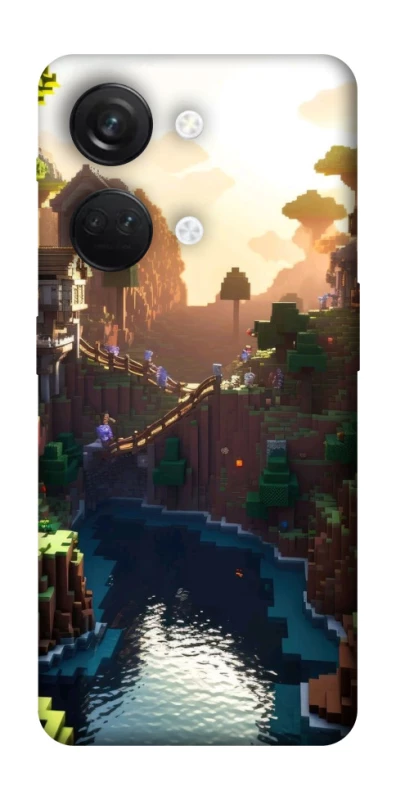 Чехол на OnePlus Nord 3 Minecraft sunset фото 1 из 1
