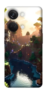Чехол на OnePlus Nord 3 Minecraft sunset фото 1 из 1