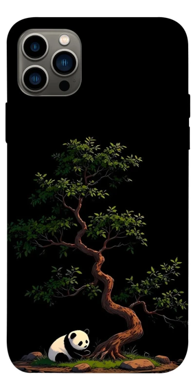 Чехол на Apple iPhone 12 Pro (6.1") Panda and tree фото 1 из 1